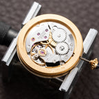Cartier Vendôme 'Paris' 18K Yellow Gold with Purple Patina Hands Ref. 78090 From 1970s