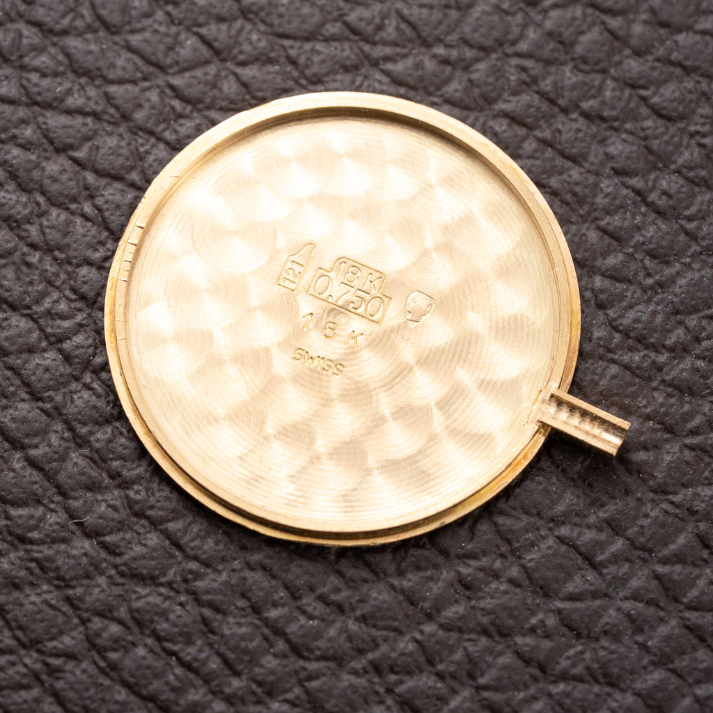 Cartier Vendôme 'Paris' 18K Yellow Gold with Purple Patina Hands Ref. 78090 From 1970s