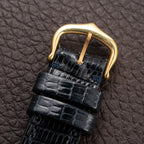 Cartier Vendôme 'Paris' 18K Yellow Gold with Purple Patina Hands Ref. 78090 From 1970s