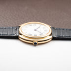 Cartier Vendôme 'Paris' 18K Yellow Gold with Purple Patina Hands Ref. 78090 From 1970s