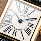 Cartier Must de Tank Vermeil White Opaline Roman Dial PM Ref. 5057001