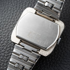 Amida Digitrend Manual Wind Driver's Watch Jump Hour LRD display rare 1970s