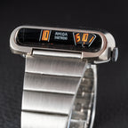 Amida Digitrend Manual Wind Driver's Watch Jump Hour LRD display rare 1970s