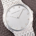 Audemars Piguet “Baby Cobra” Factory Diamond Set Dial & Hands 18k white gold circa 1989