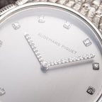 Audemars Piguet “Baby Cobra” Factory Diamond Set Dial & Hands 18k white gold circa 1989