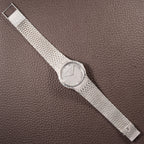Audemars Piguet “Baby Cobra” Factory Diamond Set Dial & Hands 18k white gold circa 1989