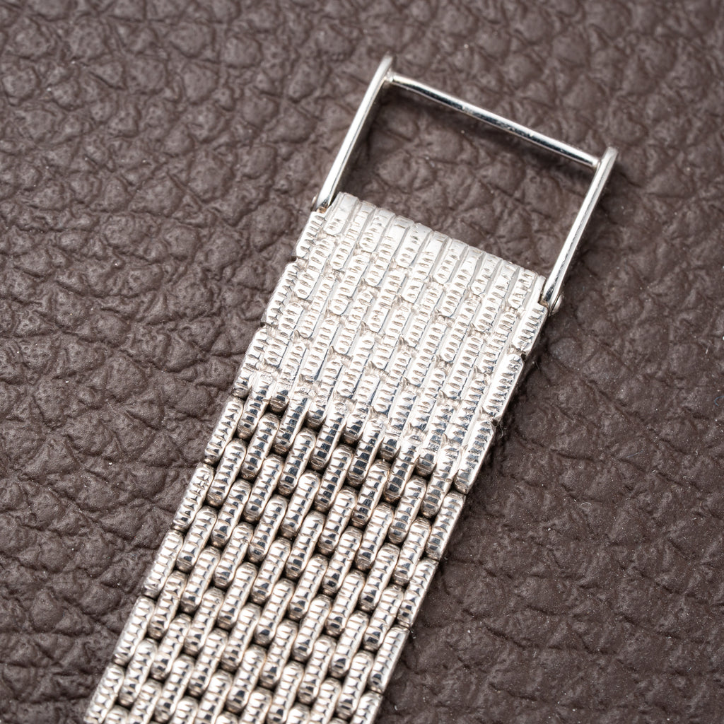 Audemars Piguet “Baby Cobra” Factory Diamond Set Dial & Hands 18k white gold circa 1989