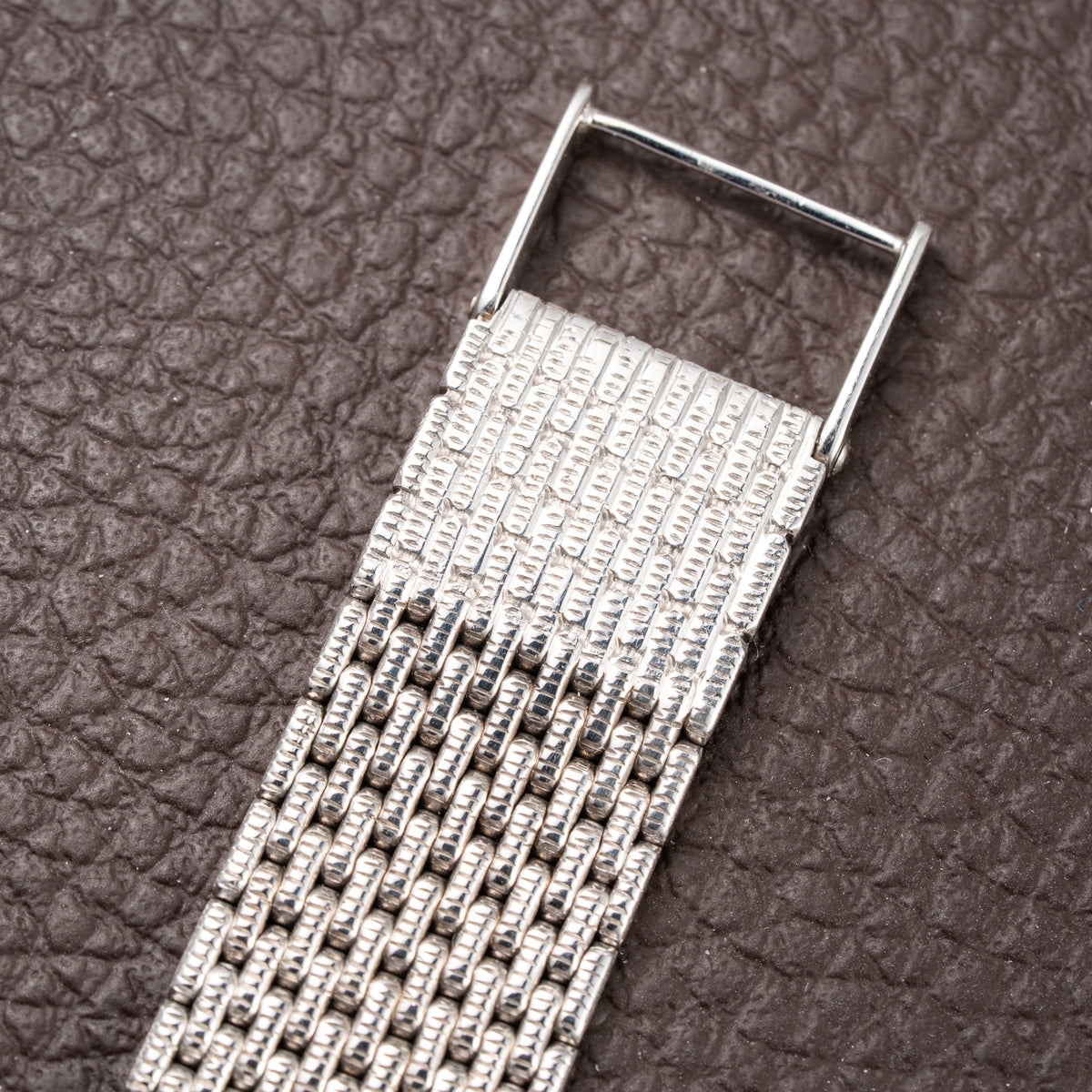 Audemars Piguet “Baby Cobra” Factory Diamond Set Dial & Hands 18k white gold circa 1989