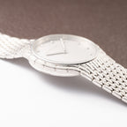 Audemars Piguet “Baby Cobra” Factory Diamond Set Dial & Hands 18k white gold circa 1989