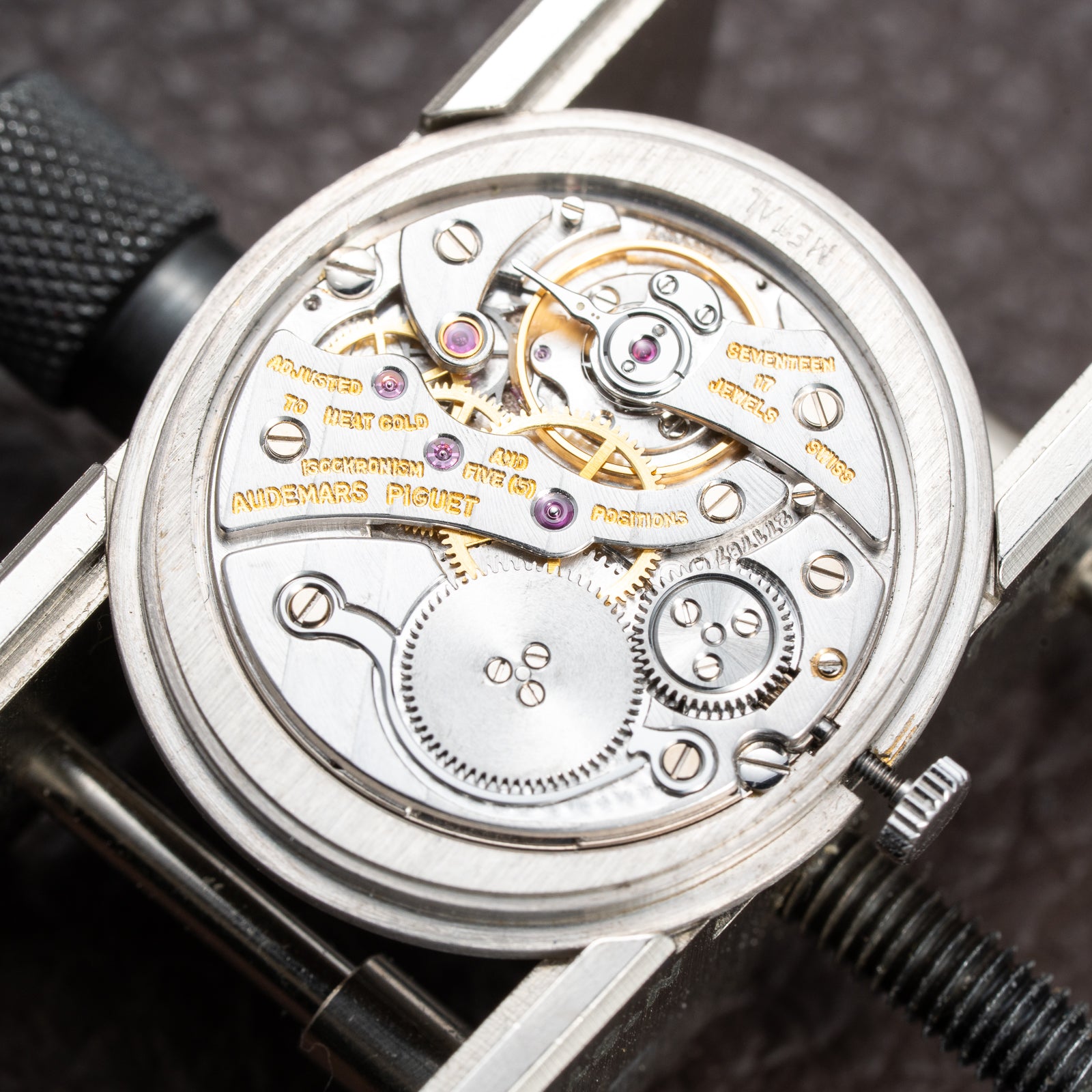 Audemars Piguet Bamboo Oval “Cobra” in 18k white gold Ref 4443BC from 1970s