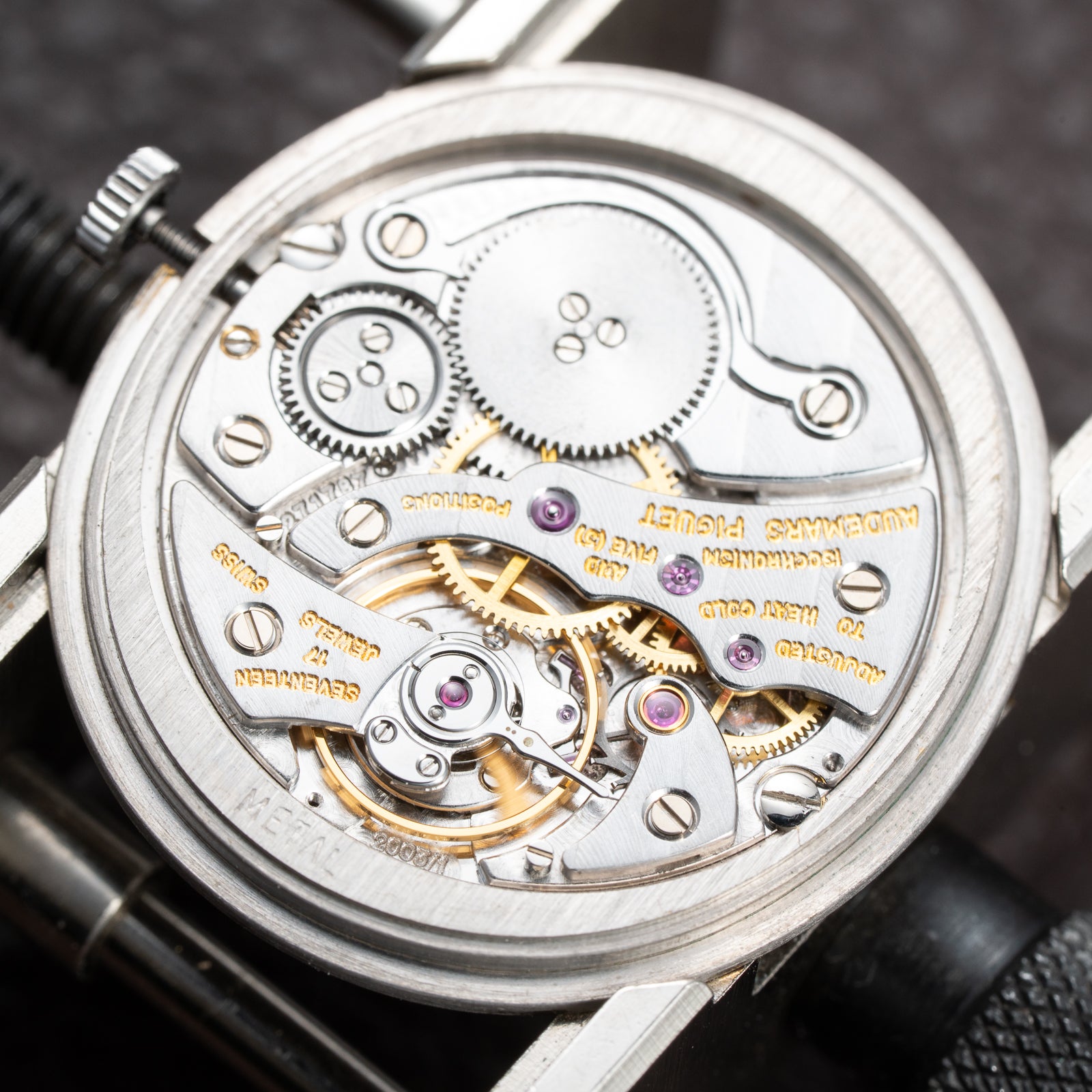Audemars Piguet Bamboo Oval “Cobra” in 18k white gold Ref 4443BC from 1970s