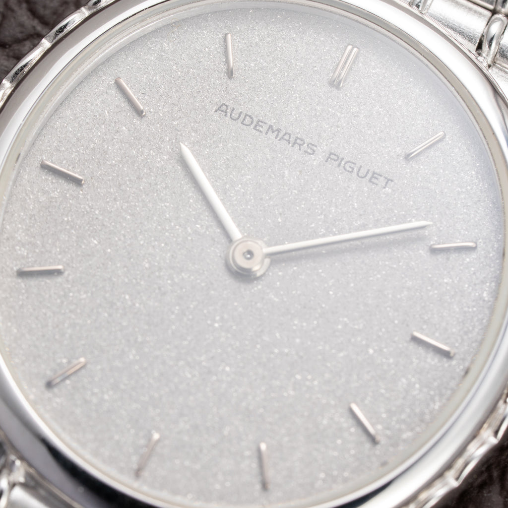 Audemars Piguet Bamboo Oval “Cobra” in 18k white gold Ref 4443BC from 1970s