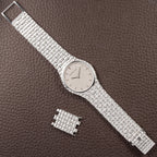 Audemars Piguet Bamboo Oval “Cobra” in 18k white gold Ref 4443BC from 1970s
