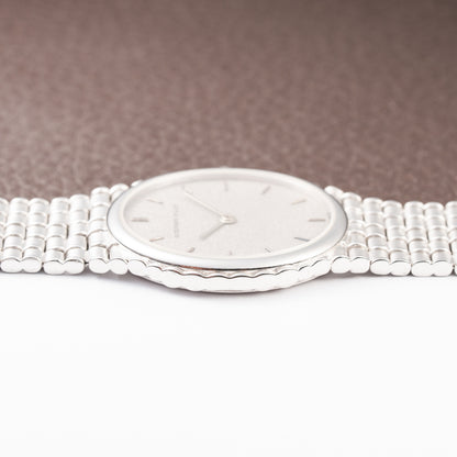 Audemars Piguet Bamboo Oval “Cobra” in 18k white gold Ref 4443BC from 1970s