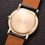 Audemars Piguet Ultra Thin Black Gilt Dial 18K Rosé Pink Gold From 1960s