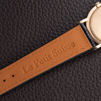 Audemars Piguet Ultra Thin Black Gilt Dial 18K Rosé Pink Gold From 1960s
