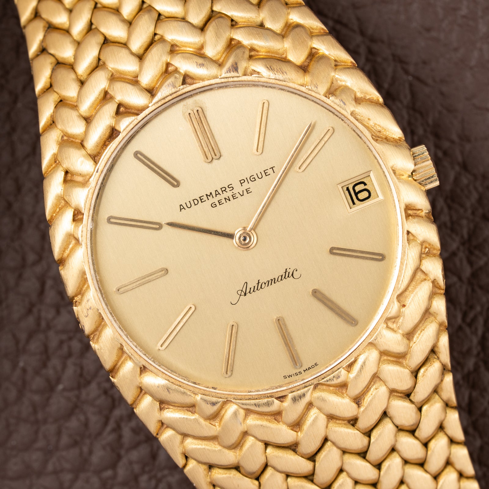 Audemars Piguet “Cobra” Rare No Diamond Dial Automatic Ref. 5403 from 1970s