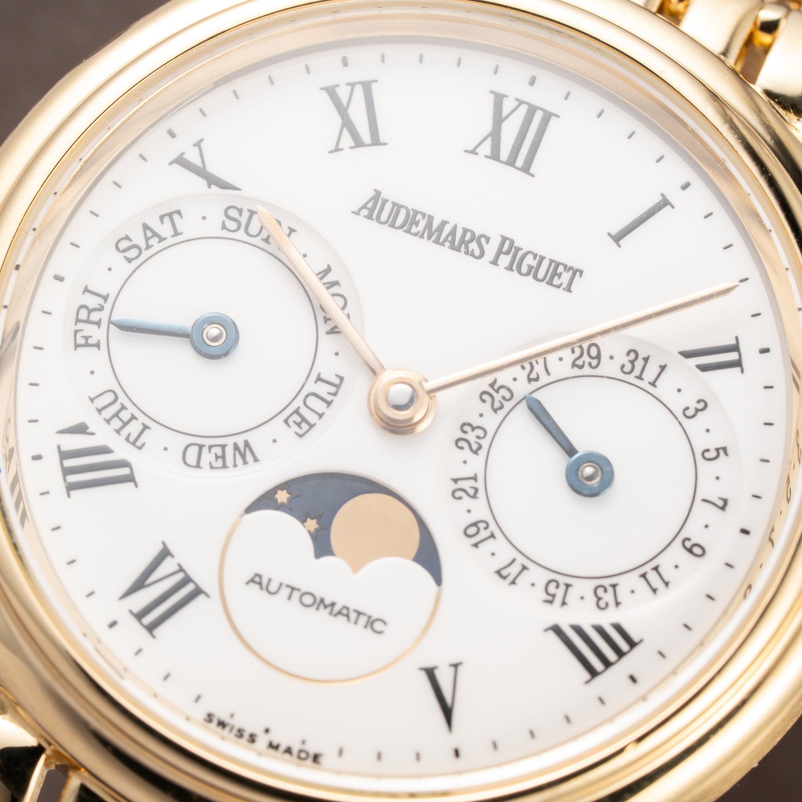 Audemars Piguet Day-Date Moonphase 18K Yellow Gold Ref. 25589BA from 1980s
