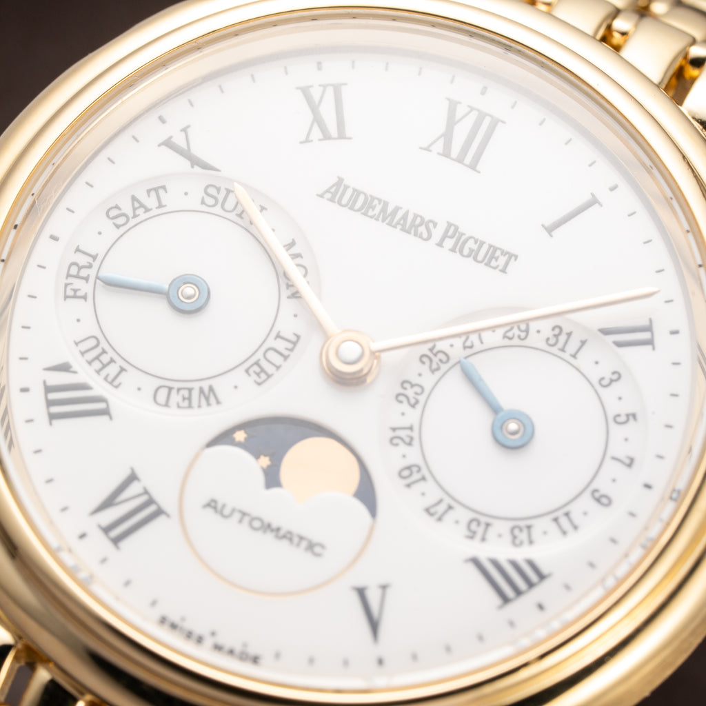Audemars Piguet Day-Date Moonphase 18K Yellow Gold Ref. 25589BA from 1980s