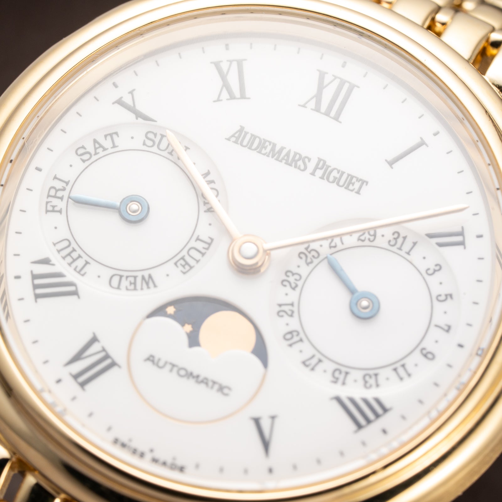 Audemars Piguet Day-Date Moonphase 18K Yellow Gold Ref. 25589BA from 1980s