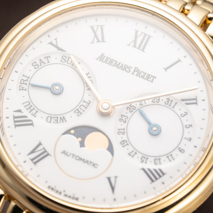 Audemars Piguet Day-Date Moonphase 18K Yellow Gold Ref. 25589BA from 1980s