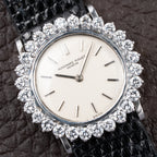 Audemars Piguet Elegant Cocktail Watch Diamond Lady 18K White Gold From 1960s