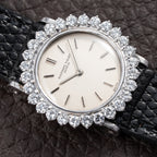 Audemars Piguet Elegant Cocktail Watch Diamond Lady 18K White Gold From 1960s