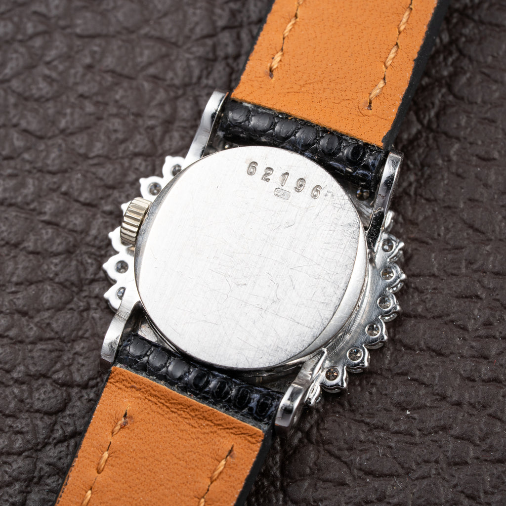 Audemars Piguet Elegant Cocktail Watch Diamond Lady 18K White Gold From 1960s