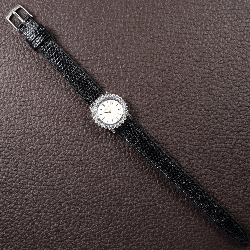 Audemars Piguet Elegant Cocktail Watch Diamond Lady 18K White Gold From 1960s
