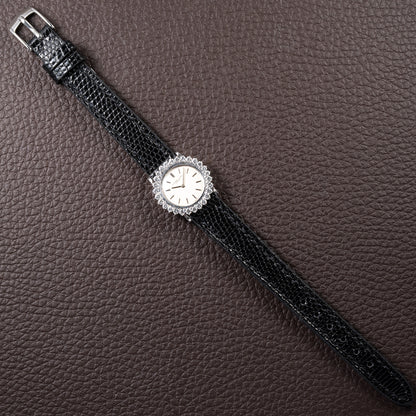 Audemars Piguet Elegant Cocktail Watch Diamond Lady 18K White Gold From 1960s