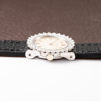 Audemars Piguet Elegant Cocktail Watch Diamond Lady 18K White Gold From 1960s