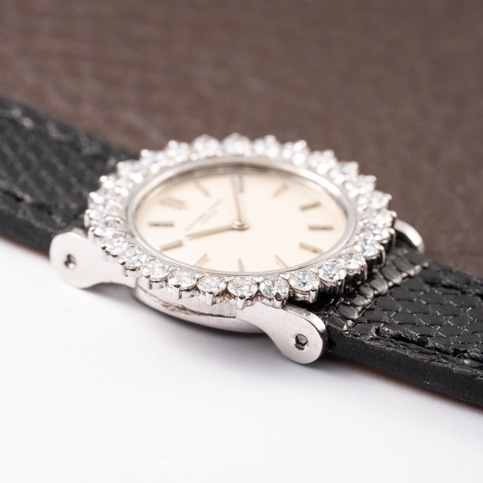 Audemars Piguet Elegant Cocktail Watch Diamond Lady 18K White Gold From 1960s