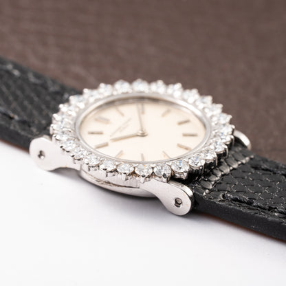 Audemars Piguet Elegant Cocktail Watch Diamond Lady 18K White Gold From 1960s