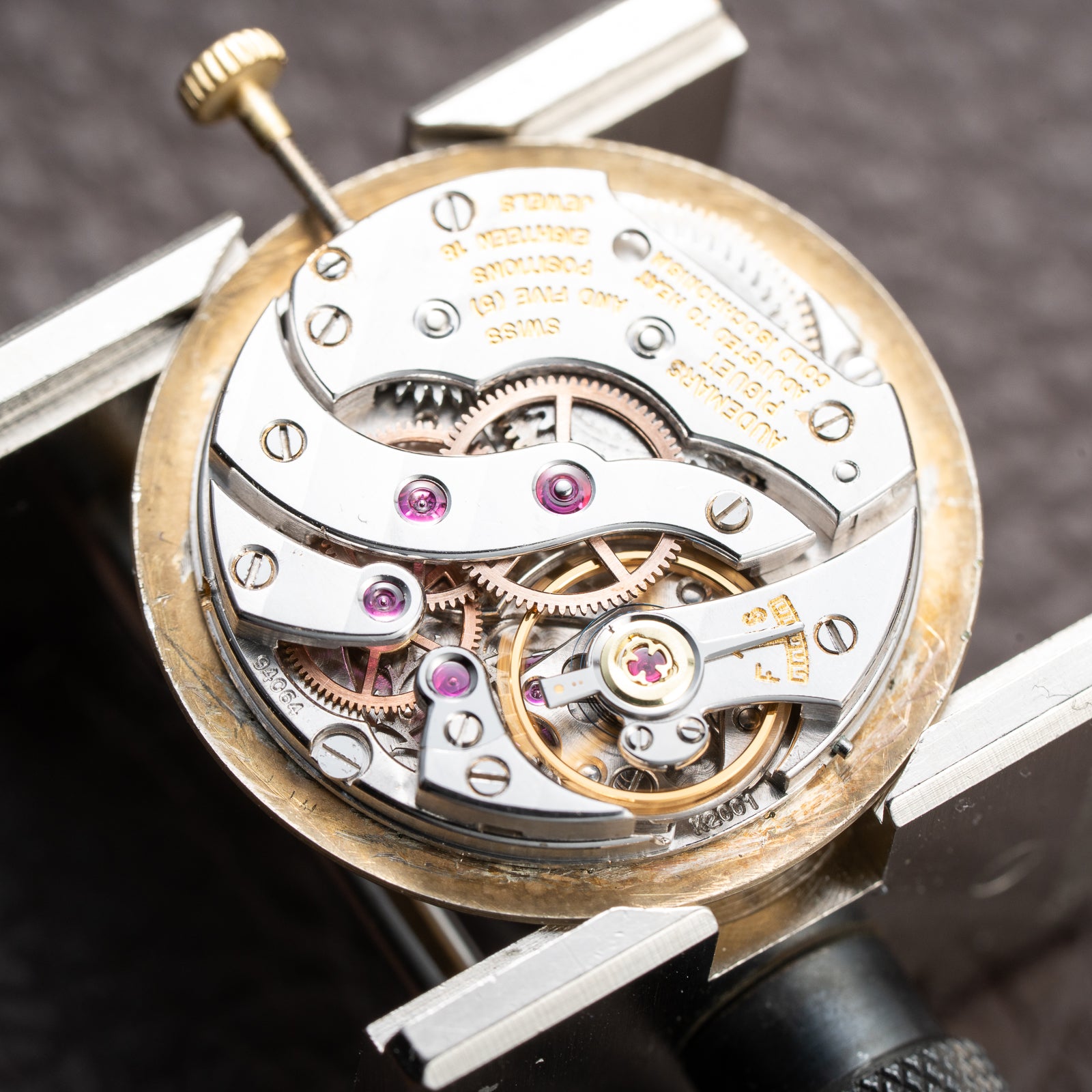 Audemars Piguet Disco Volante “Bark Finish” 18K Yellow Gold Ultra Thin Cal 2001 from 1960s