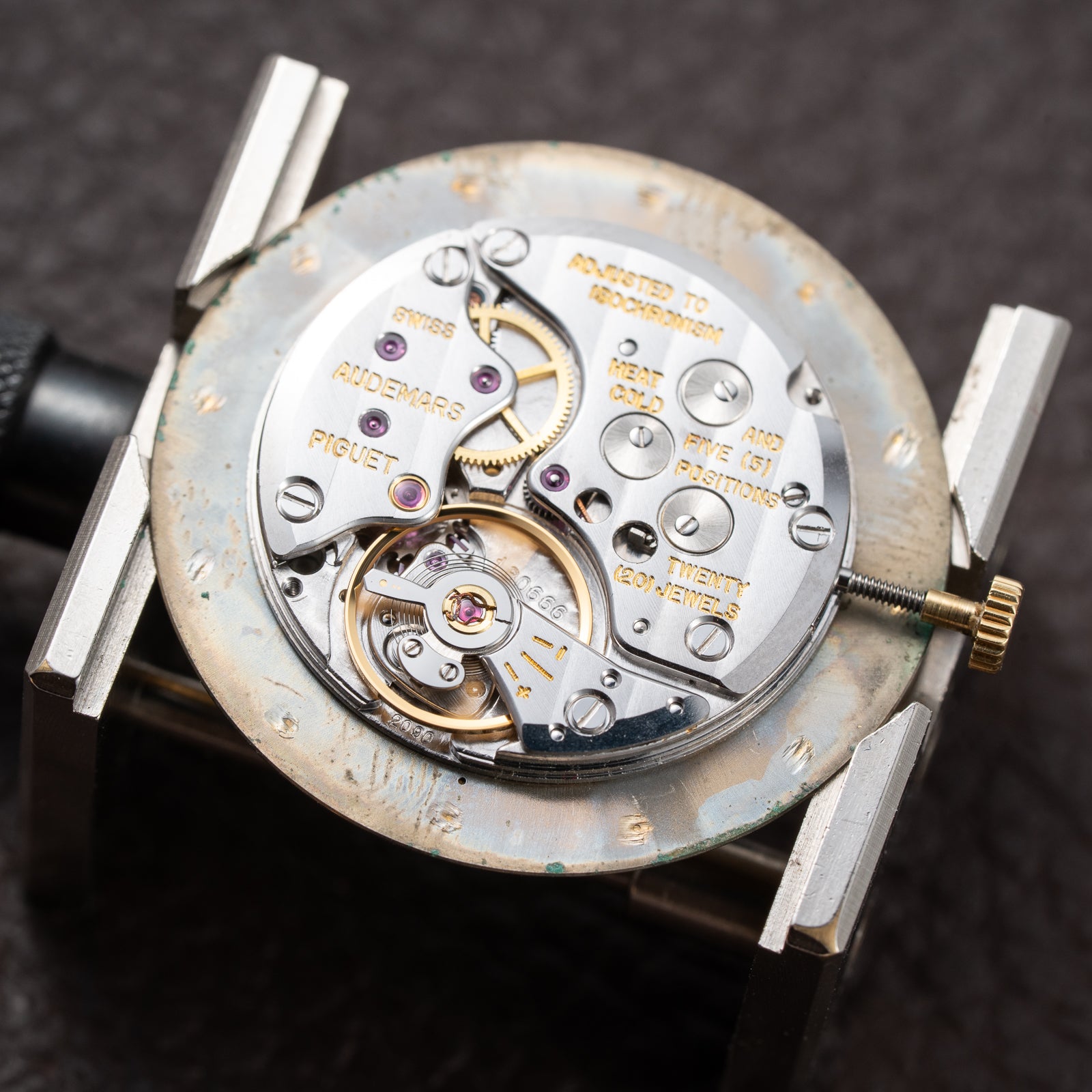 Audemars Piguet Dress Watch “Stardust” Dial 18K Yellow Gold Circa 1980s