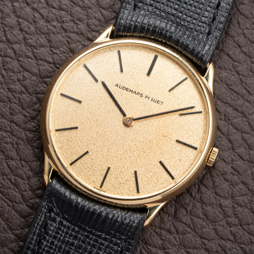 Audemars Piguet Dress Watch “Stardust” Dial 18K Yellow Gold Circa 1980s
