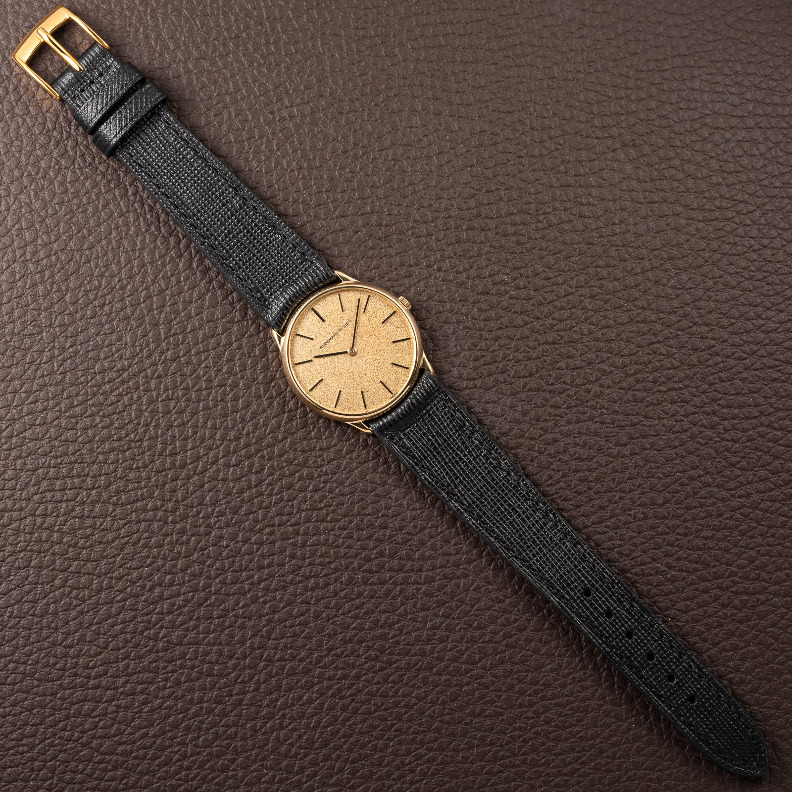 Audemars Piguet Dress Watch “Stardust” Dial 18K Yellow Gold Circa 1980s