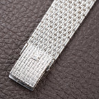 Audemars Piguet Pavé Factory Diamond & Blue Sapphires 18k White Gold Ref 14549BC Circa 1989