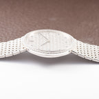 Audemars Piguet Pavé Factory Diamond & Blue Sapphires 18k White Gold Ref 14549BC Circa 1989