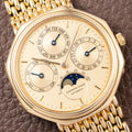Audemars Piguet Quantième Perpétuel Automatique Octagonal in 18k Yellow gold Ref. 25557BA From 1980s