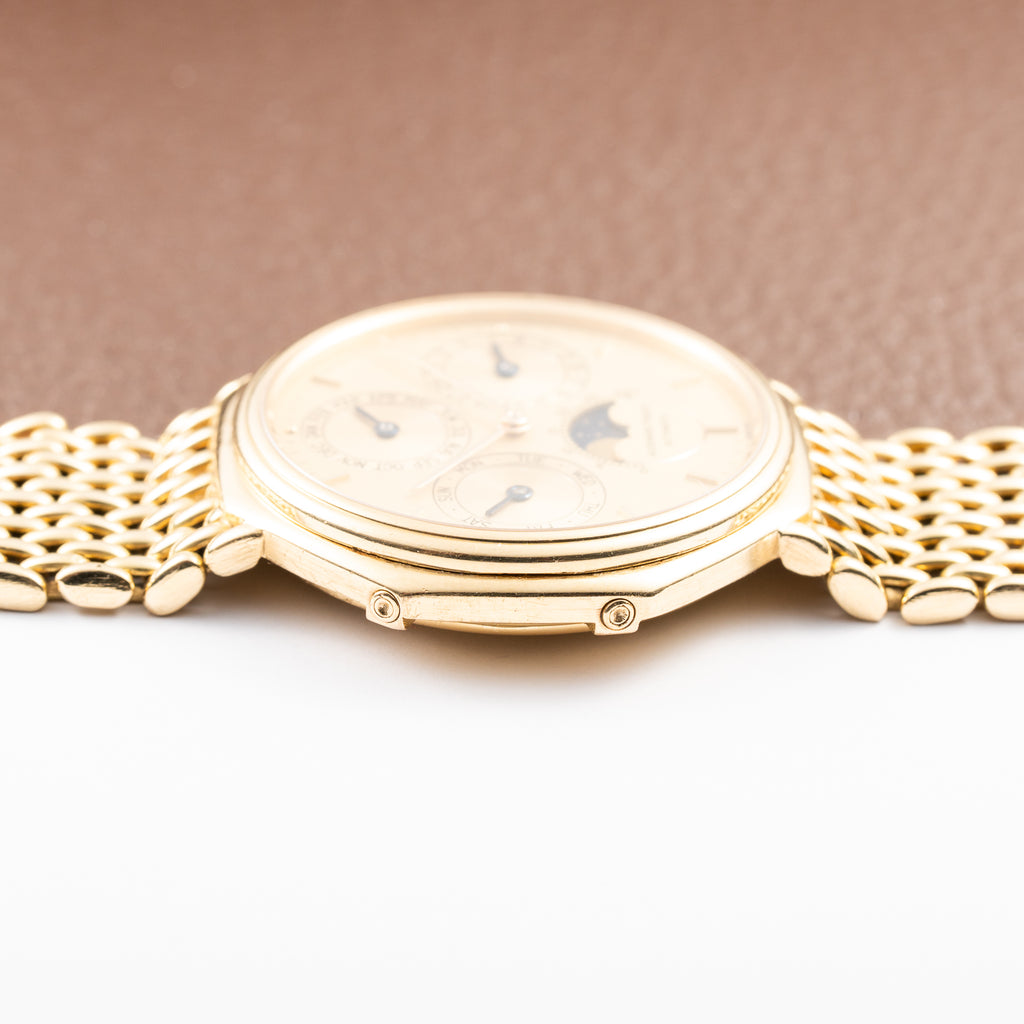 Audemars Piguet Quantième Perpétuel Automatique Octagonal in 18k Yellow gold Ref. 25557BA From 1980s