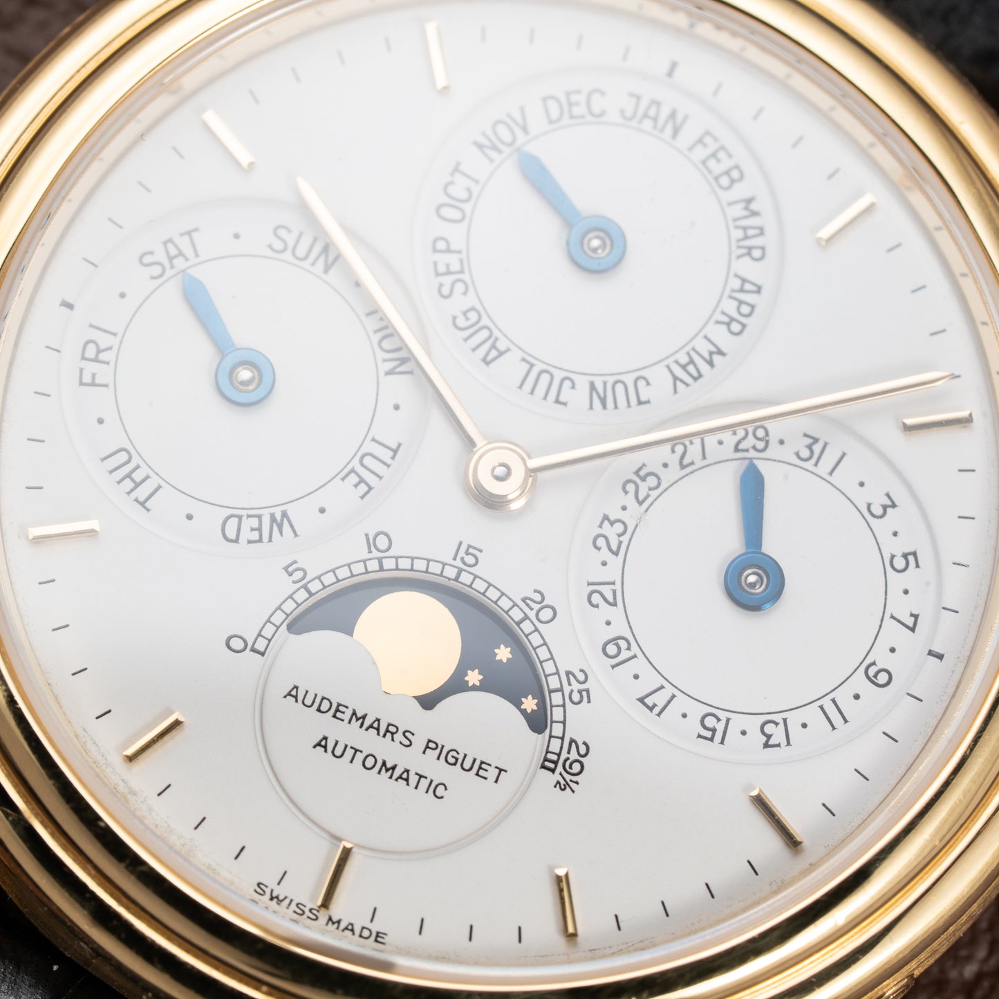 Audemars Piguet Quantieme Perpetual Calendar 18K Yellow Gold Ref 25657 from 1990S