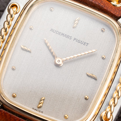Audemars Piguet Cord'Or 'Rope' 18K Yellow Gold & Steel Quartz Ref 6050SA from 1980s