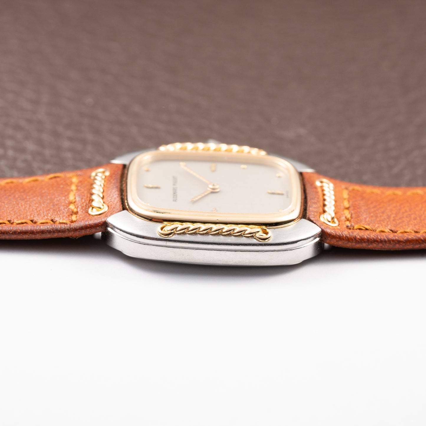 Audemars Piguet Cord'Or 'Rope' 18K Yellow Gold & Steel Quartz Ref 6050SA from 1980s