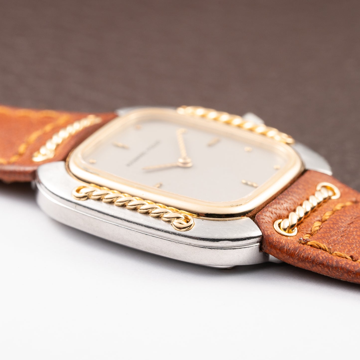 Audemars Piguet Cord'Or 'Rope' 18K Yellow Gold & Steel Quartz Ref 6050SA from 1980s