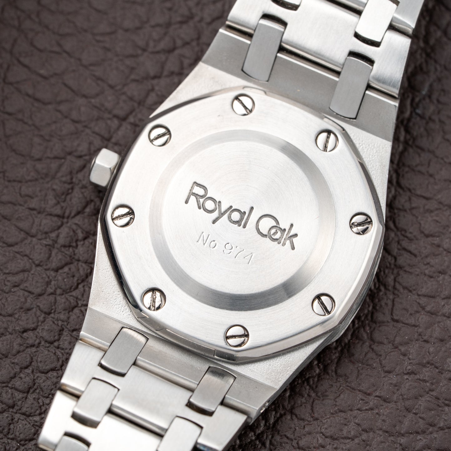 Audemars Piguet Royal Oak Lady Automatic Steel Brown Tropical Dial Ref 8638ST Box + Provenance