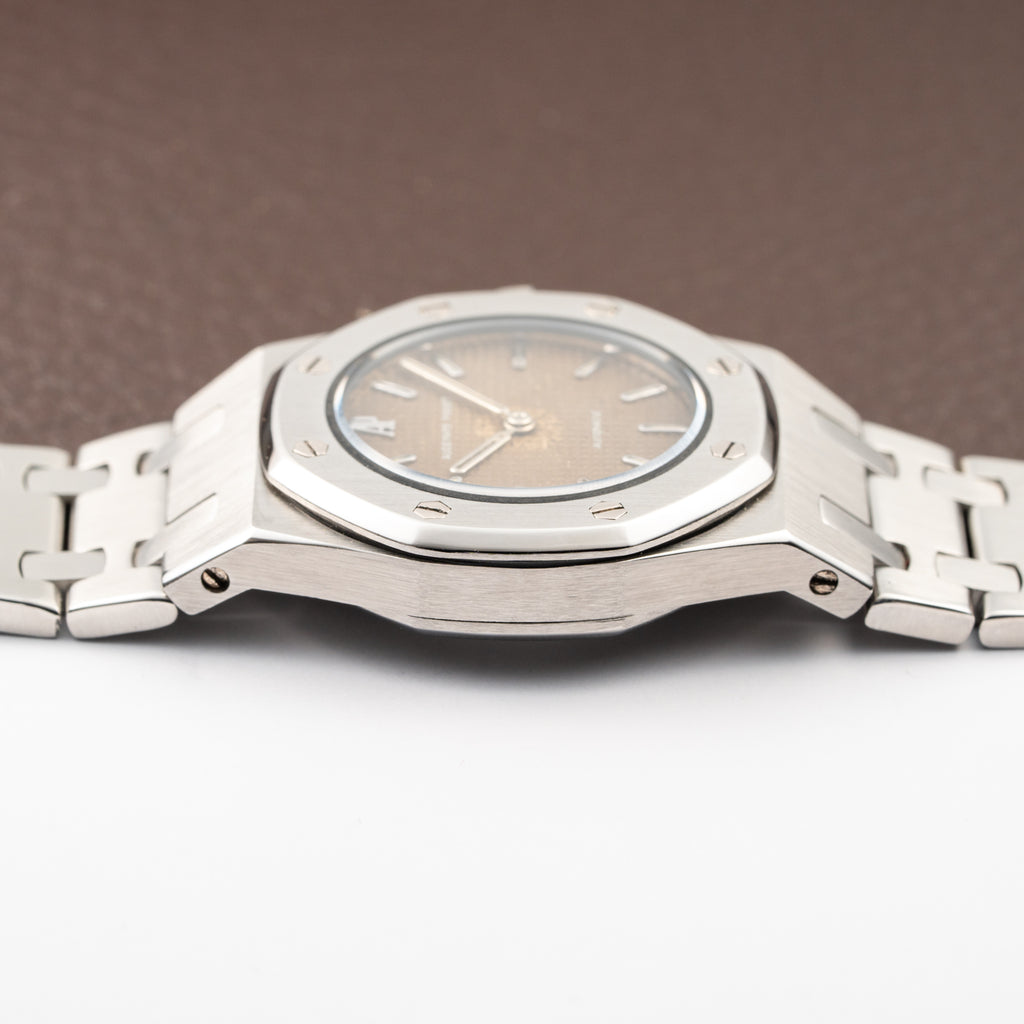 Audemars Piguet Royal Oak Lady Automatic Steel Brown Tropical Dial Ref 8638ST Box + Provenance