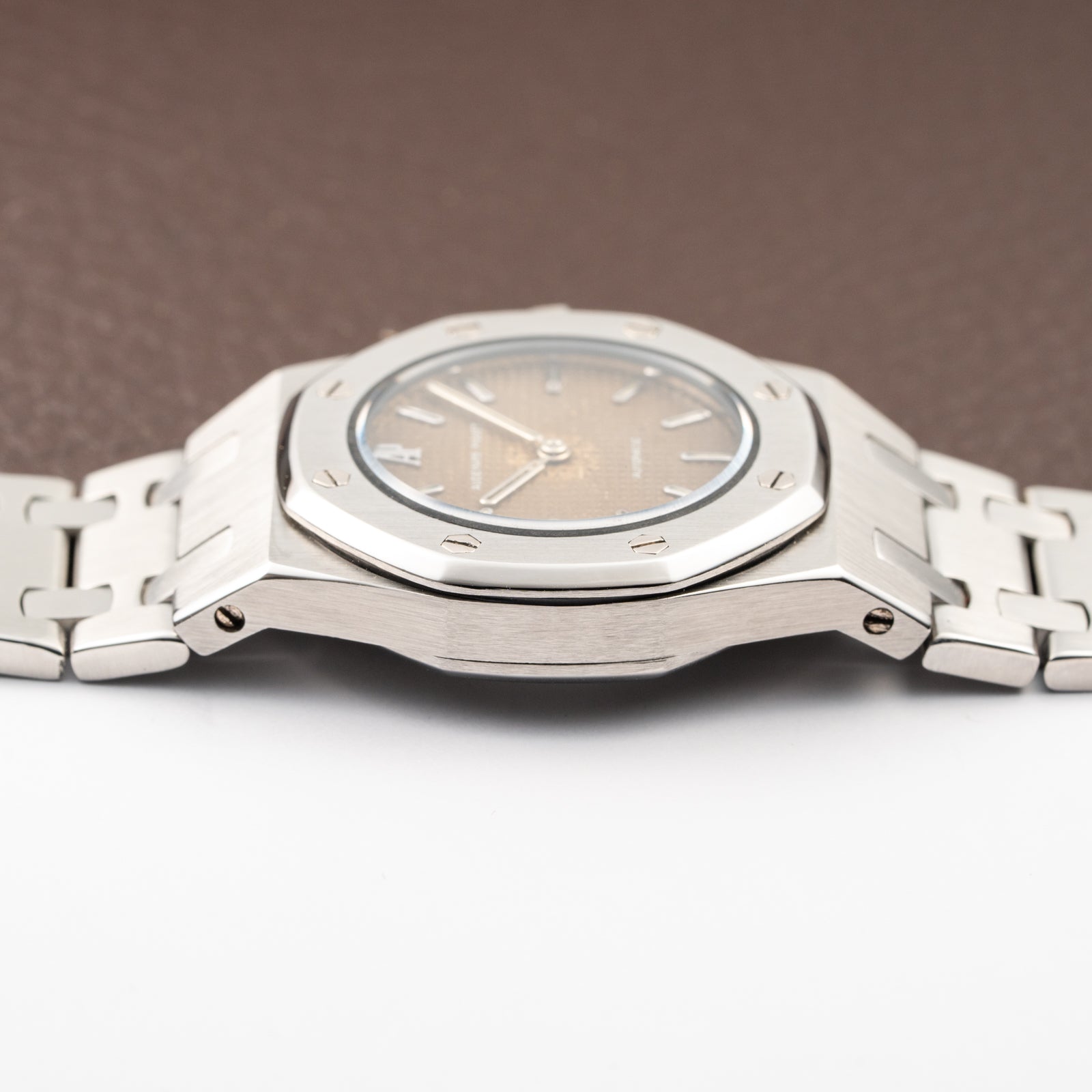 Audemars Piguet Royal Oak Lady Automatic Steel Brown Tropical Dial Ref 8638ST Box + Provenance