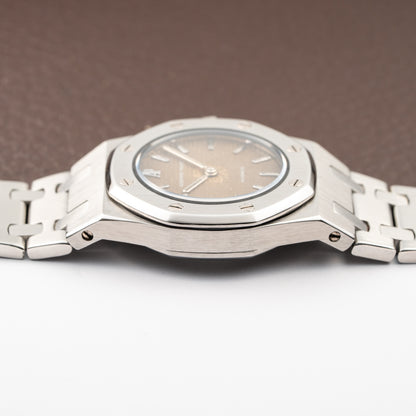Audemars Piguet Royal Oak Lady Automatic Steel Brown Tropical Dial Ref 8638ST Box + Provenance