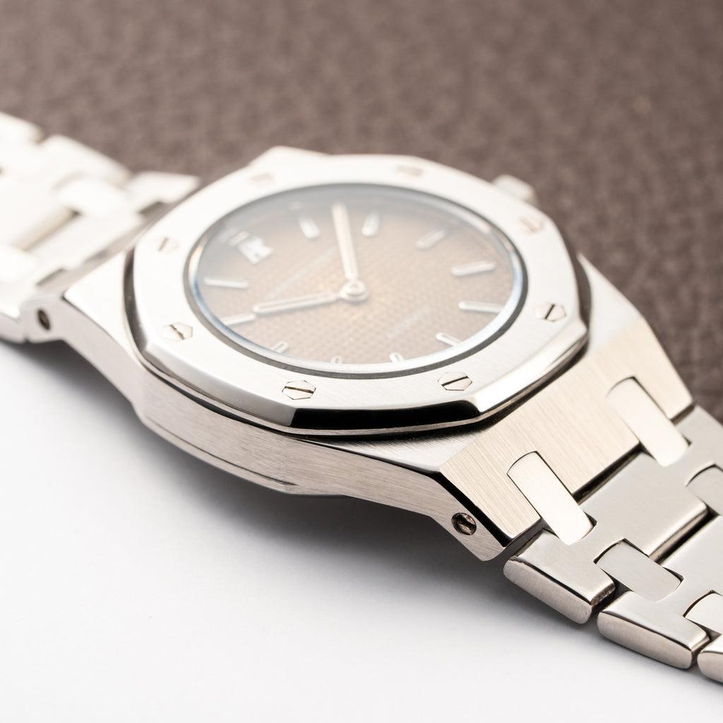 Audemars Piguet Royal Oak Lady Automatic Steel Brown Tropical Dial Ref 8638ST Box + Provenance